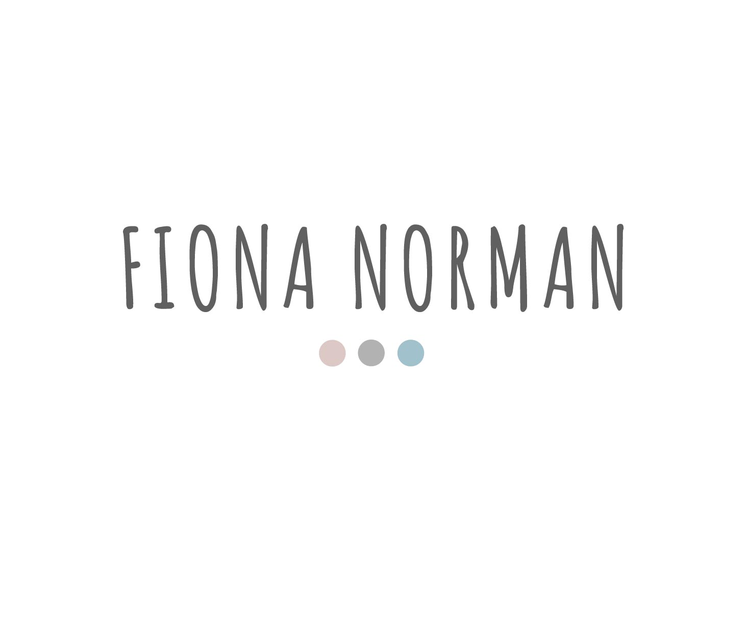 logo for fiona norman photography
