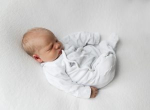 baby in newborn studio