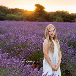 girl in lavender fields